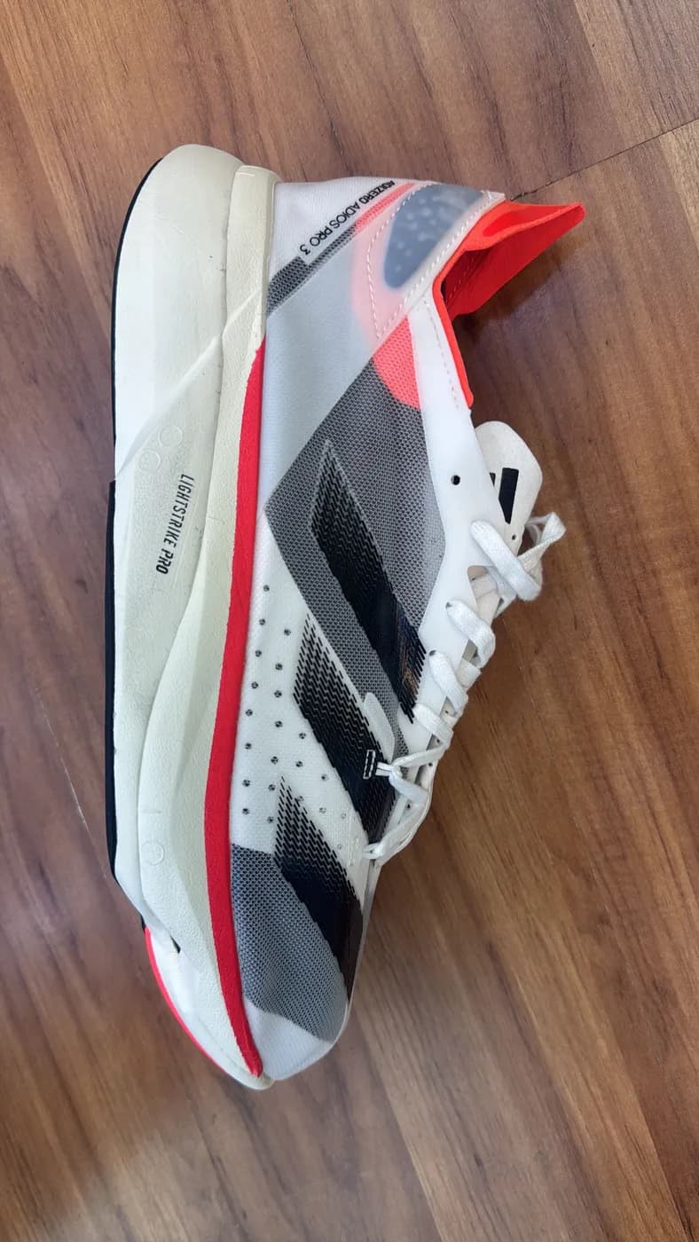 adidas Adizero Branco e Coral