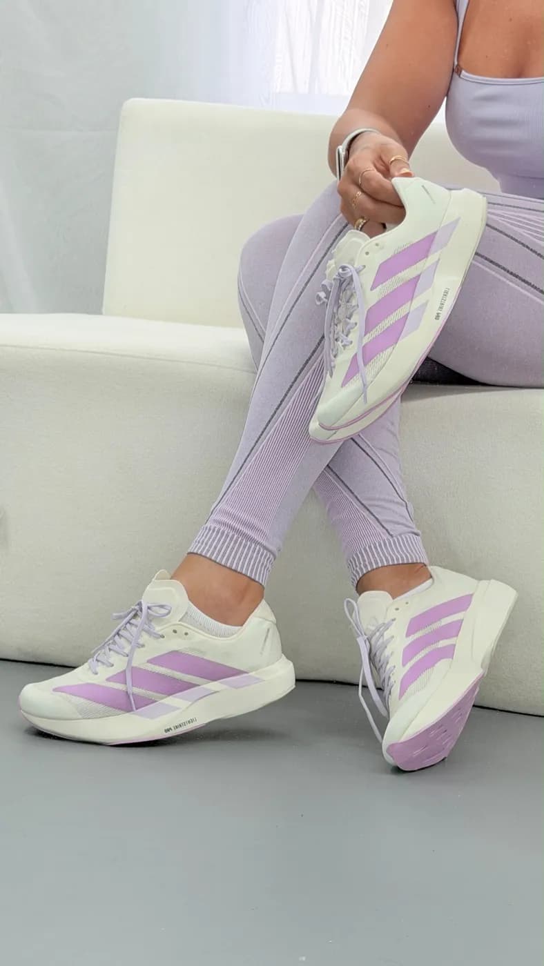 adidas Adizero Premium Branco e Lilás